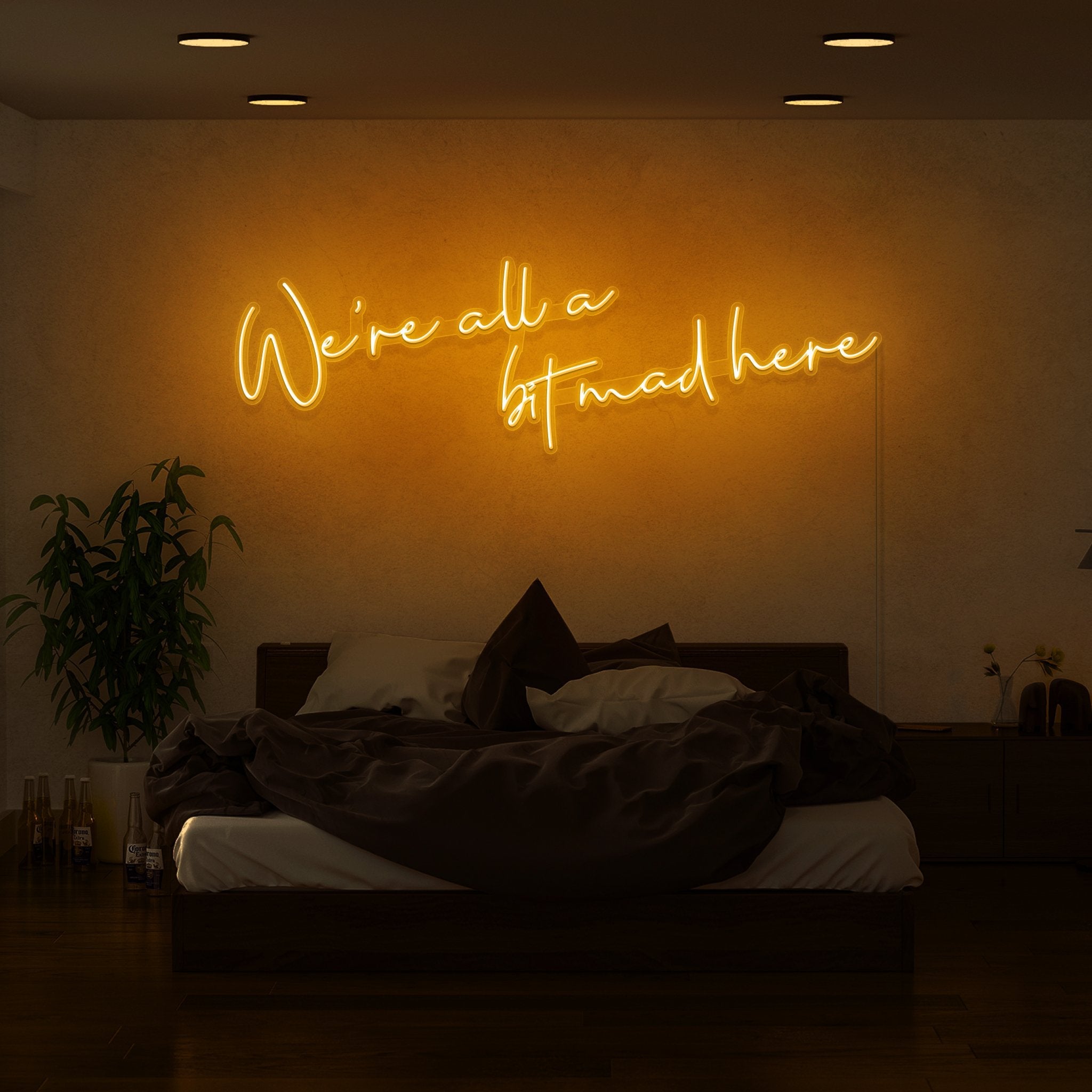 Were All A Bit Mad Here Led Neon Sign | Shineneon