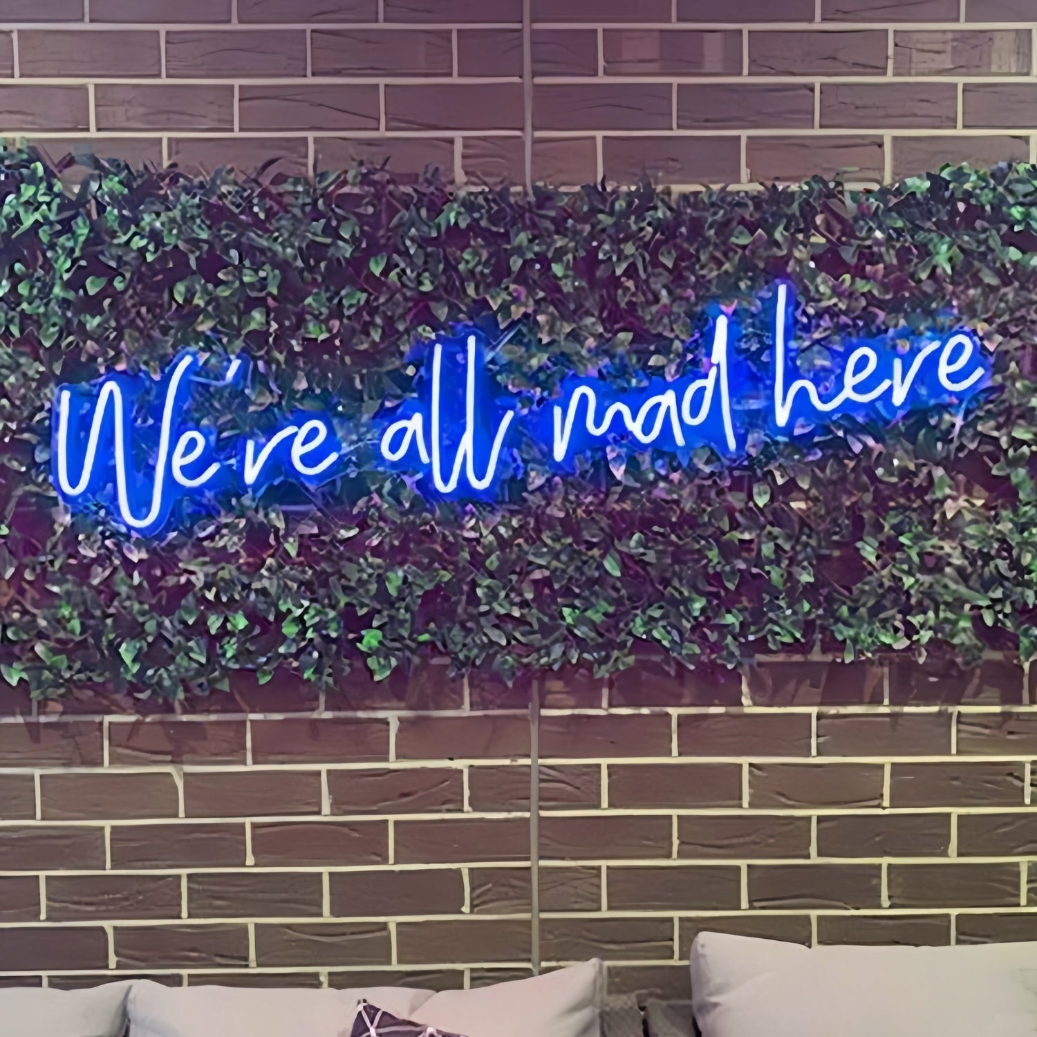 Were All Mad Here Led Neon Sign Let The Madness Shine In Neon | Shineneon