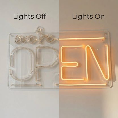 We're Open LED Neon Sign - Shineneon