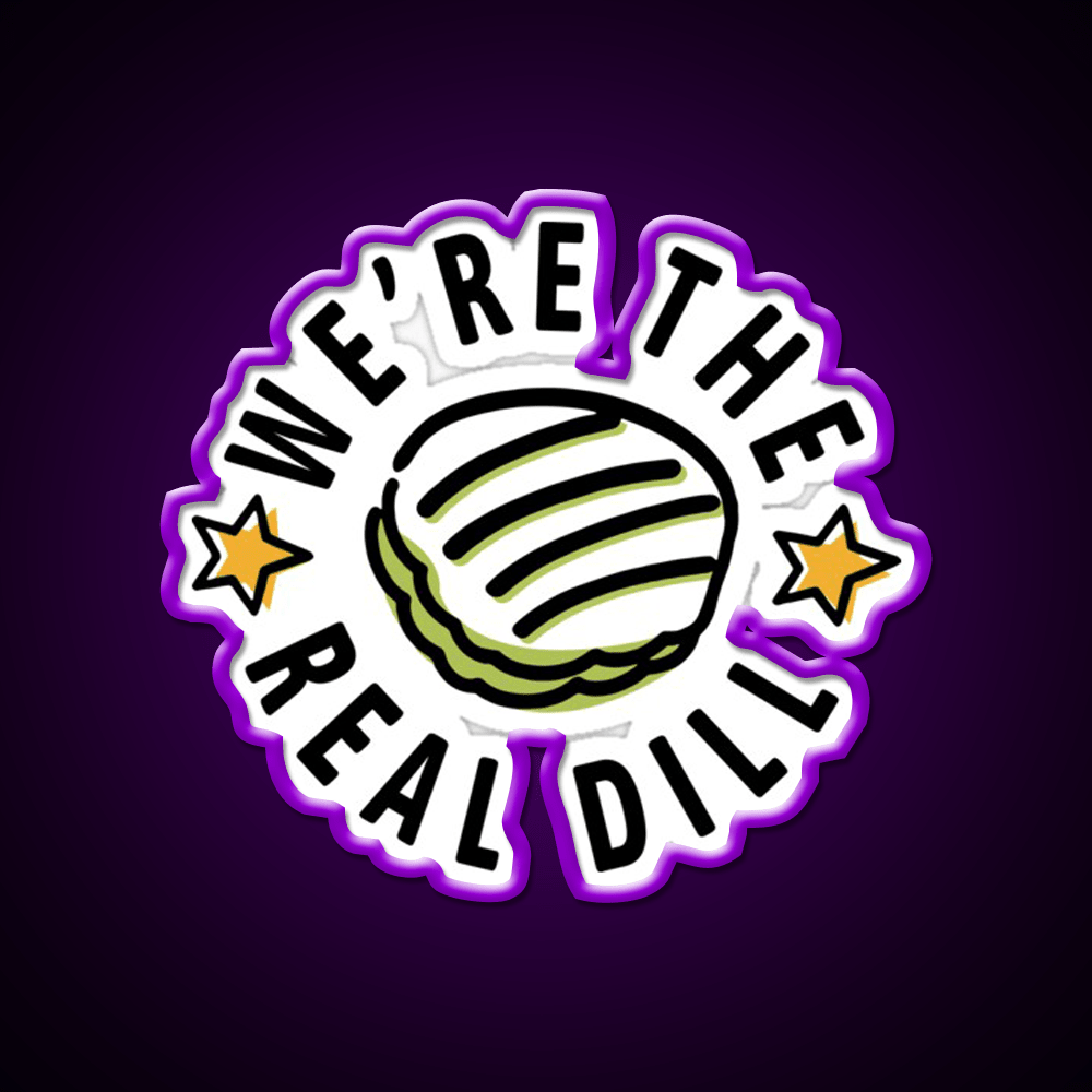 Were The Real Dill Fast Food Led Neon Sign For Burger Place Rgb Color - Shineneon