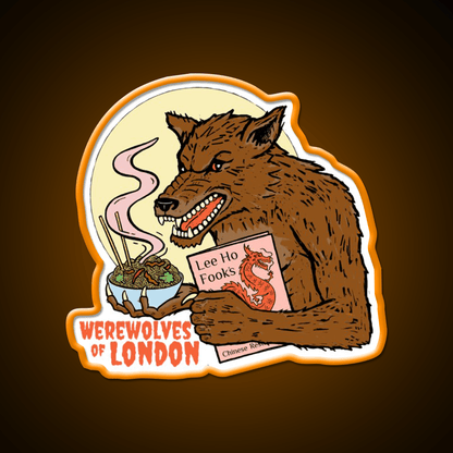 Werewolves Of London Led Neon Sign Chinese Food Rgb Color - Shineneon