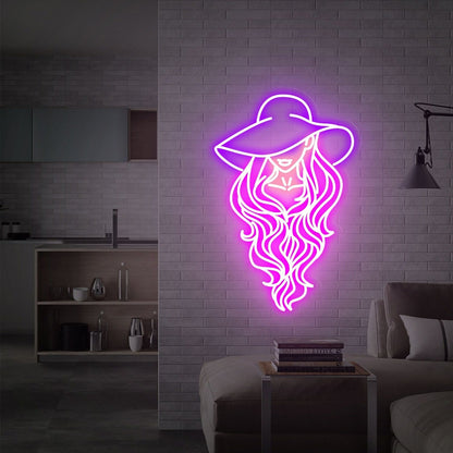 Western Decbars Home And Weddings Cowgirl Led Neon Sign - Shineneon