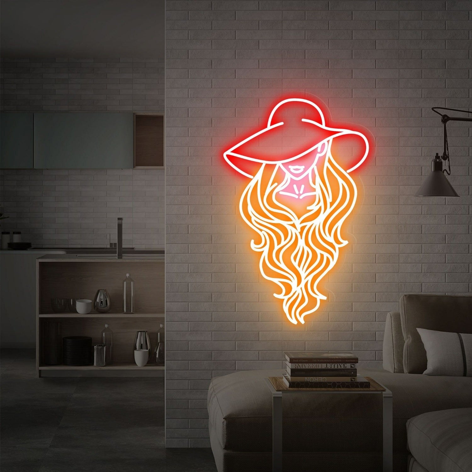 Western Decbars Home And Weddings Cowgirl Led Neon Sign - Shineneon