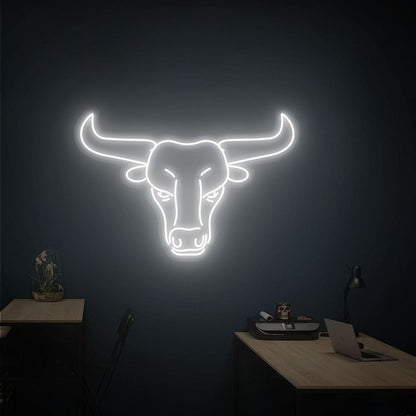 Western Glow To Your Space Bull Head Led Neon | Shineneon