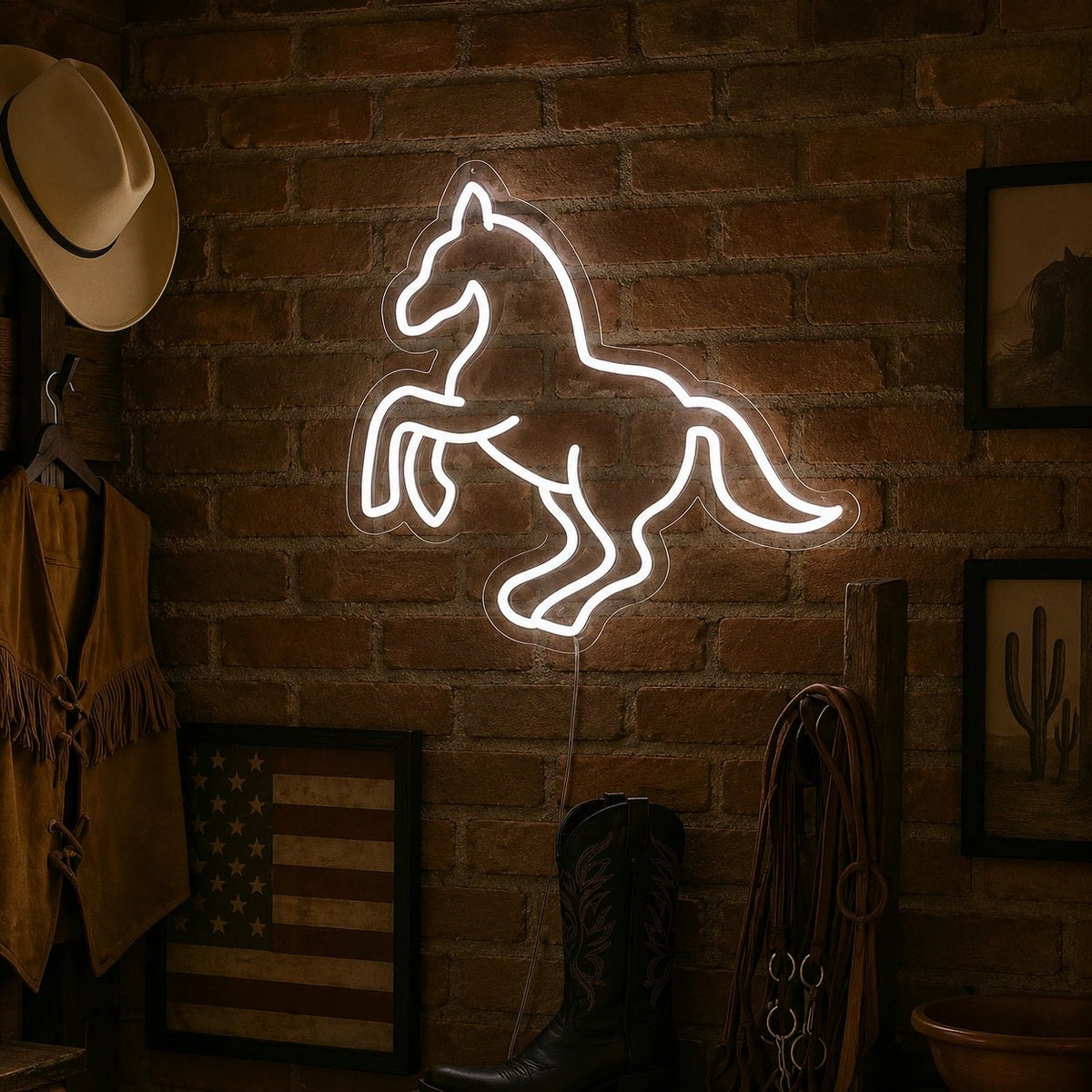 Western Horse LED Neon Sign - Shineneon