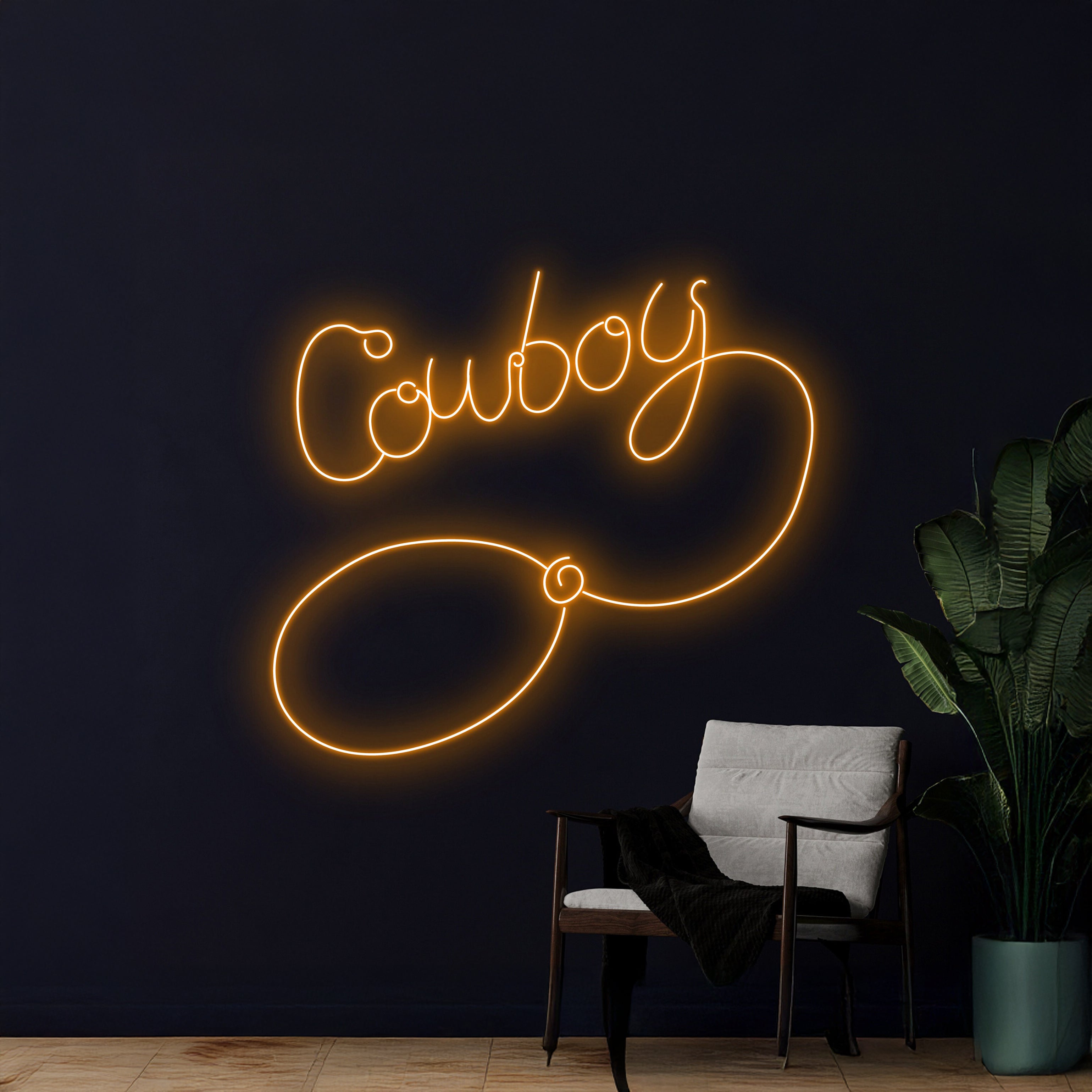 Western Man Led Light | Shineneon