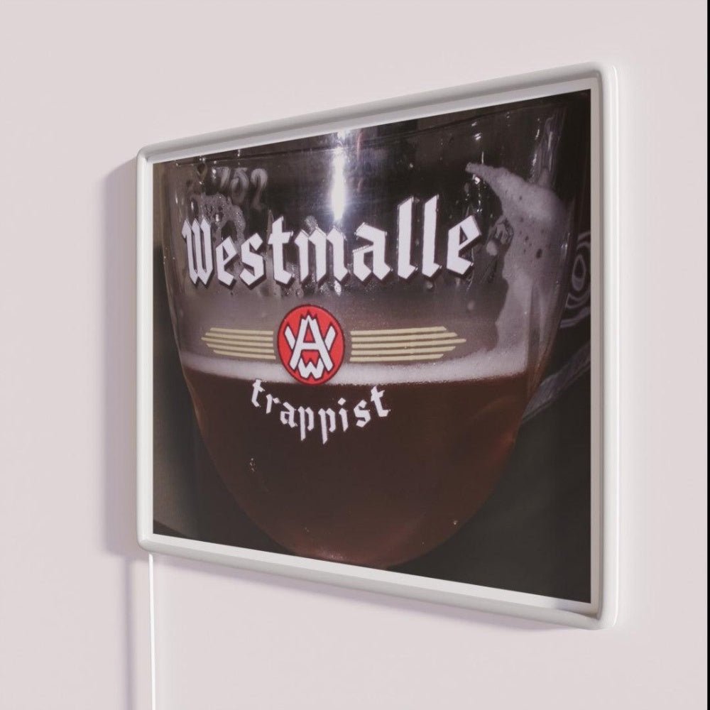Westmalle Trappist Beer In Glass Rgb Led Neon Sign - Shineneon