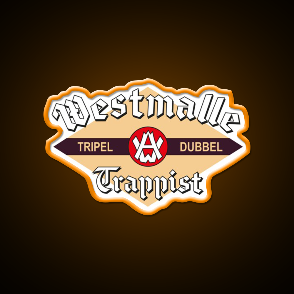 Westmalle Trappist Belgian Beer Logo Beer Bar Decor Led Neon Sign Rgb Color - LED neon sign view 6