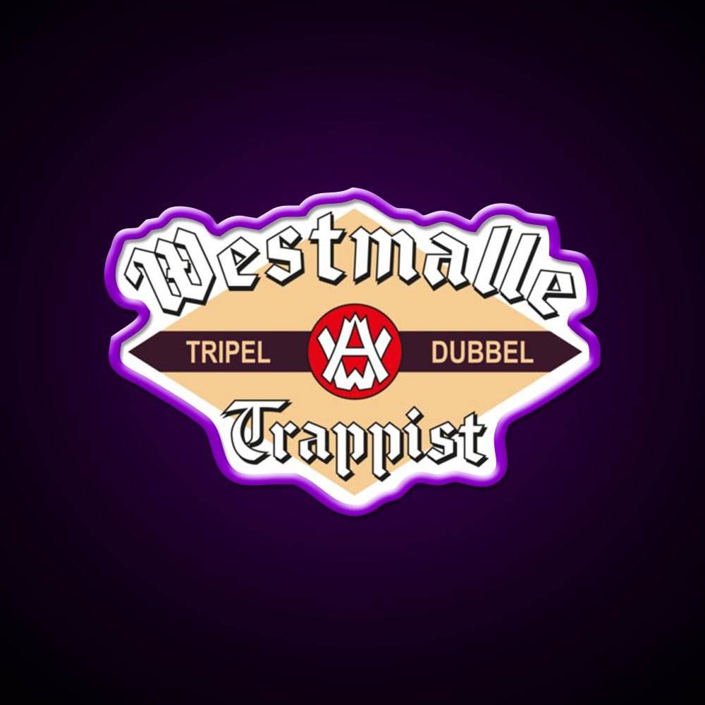 Westmalle Trappist Belgian Beer Logo Beer Bar Decor Led Neon Sign Rgb Color - LED neon sign view 9
