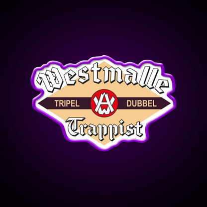 Westmalle Trappist Belgian Beer Logo Beer Bar Decor Led Neon Sign Rgb Color - LED neon sign view 9