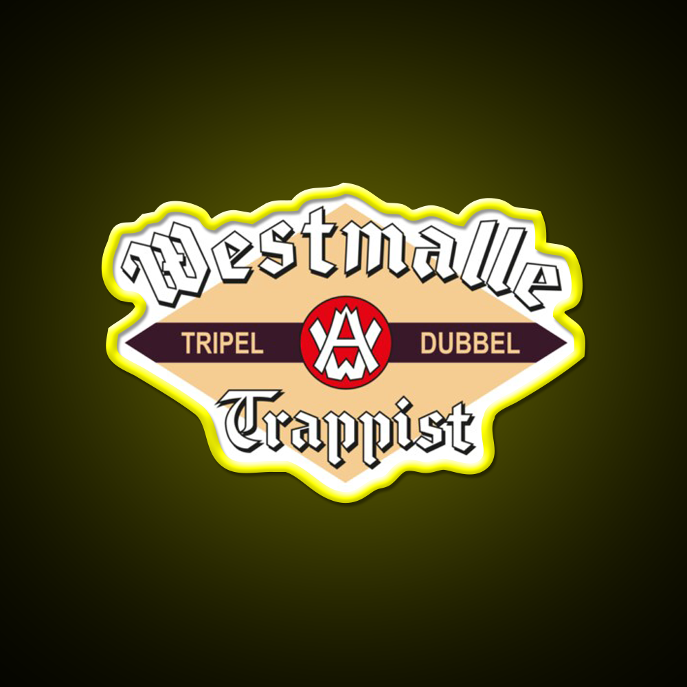 Westmalle Trappist Belgian Beer Logo Beer Bar Decor Led Neon Sign Rgb Color - LED neon sign view 7