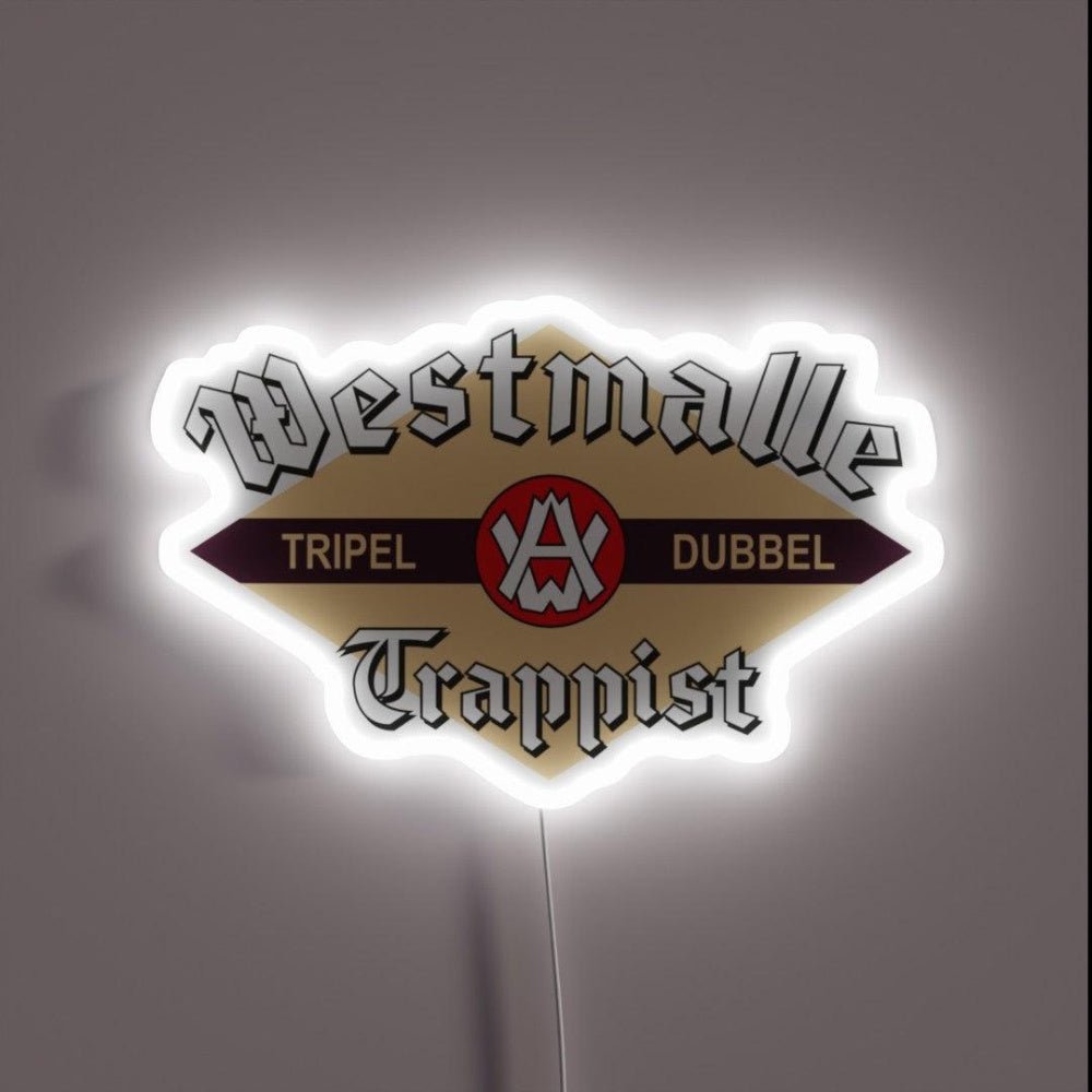 Westmalle Trappist Belgian Beer Logo Rgb Led Neon Sign - Shineneon