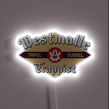 Westmalle Trappist Belgian Beer Logo Rgb Led Neon Sign - Shineneon