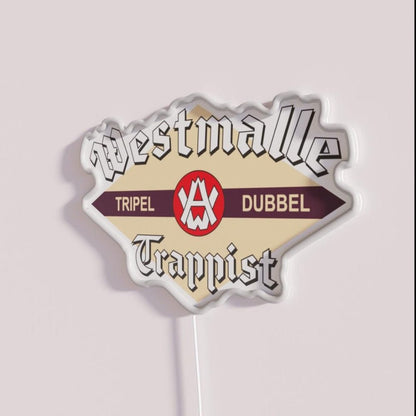 Westmalle Trappist Belgian Beer Logo Rgb Led Neon Sign - Shineneon