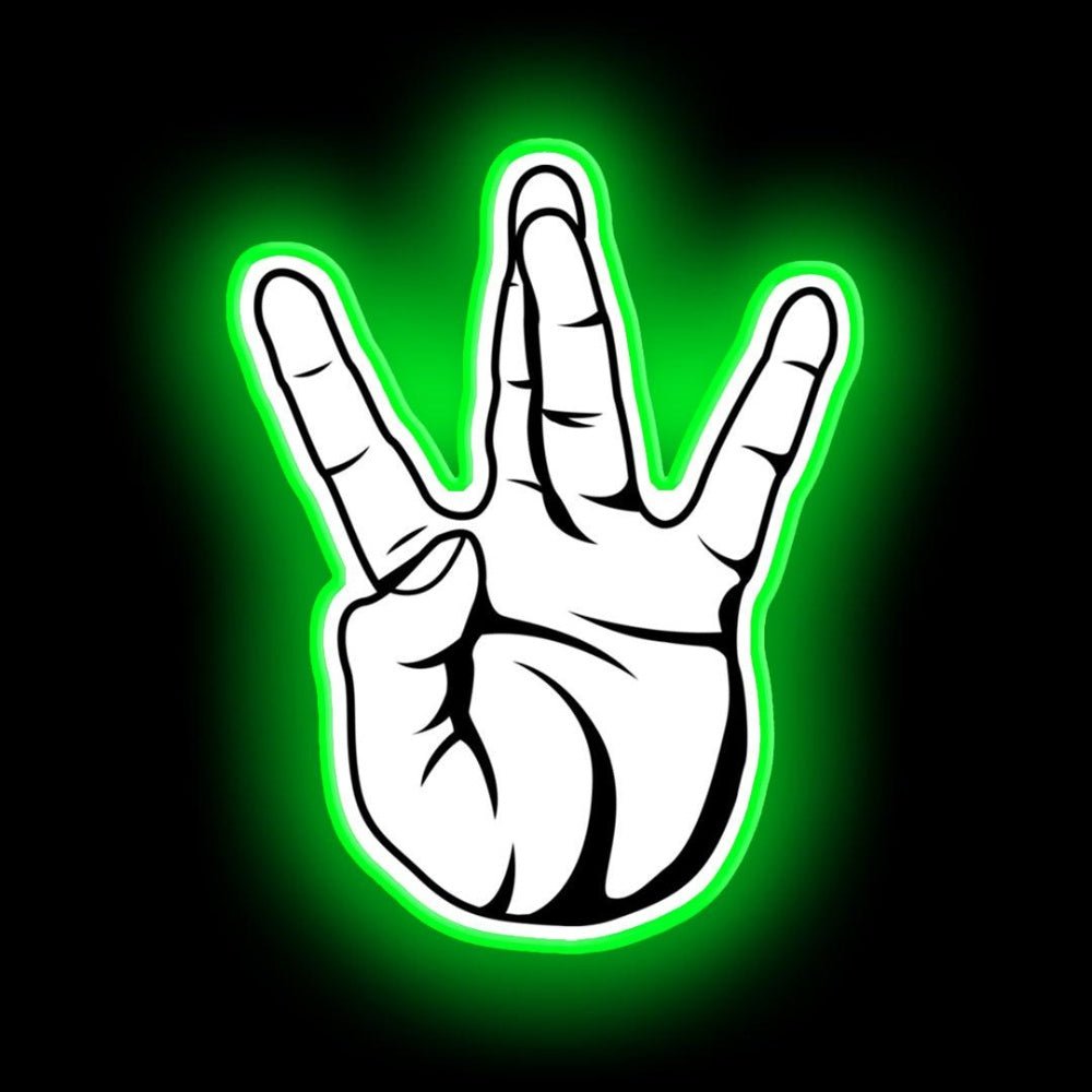Westside West Coast Rap Hip Hop Hand Sign Neon Sign - Shineneon