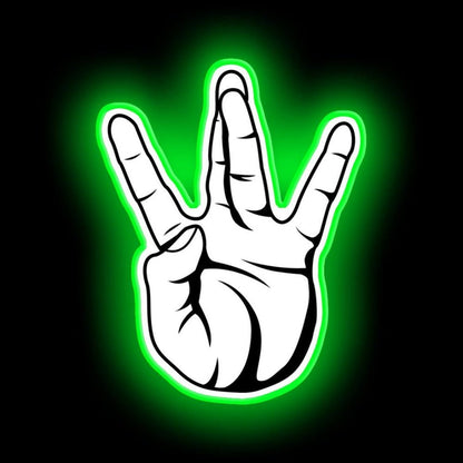 Westside West Coast Rap Hip Hop Hand Sign Neon Sign - Shineneon