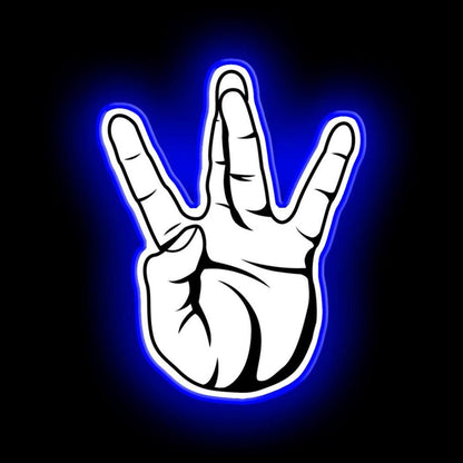 Westside West Coast Rap Hip Hop Hand Sign Neon Sign - Shineneon