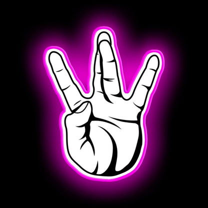 Westside West Coast Rap Hip Hop Hand Sign Neon Sign - Shineneon
