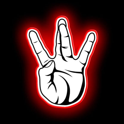 Westside West Coast Rap Hip Hop Hand Sign Neon Sign - Shineneon
