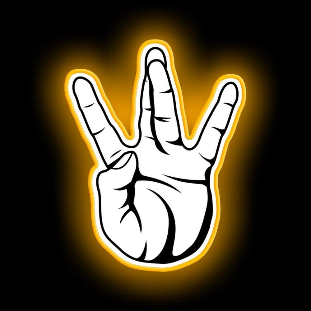 Westside West Coast Rap Hip Hop Hand Sign Neon Sign - Shineneon