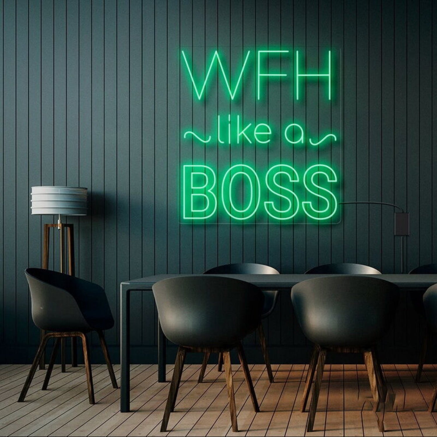 Wfh Like A Boss Led Neon Sign | Shineneon
