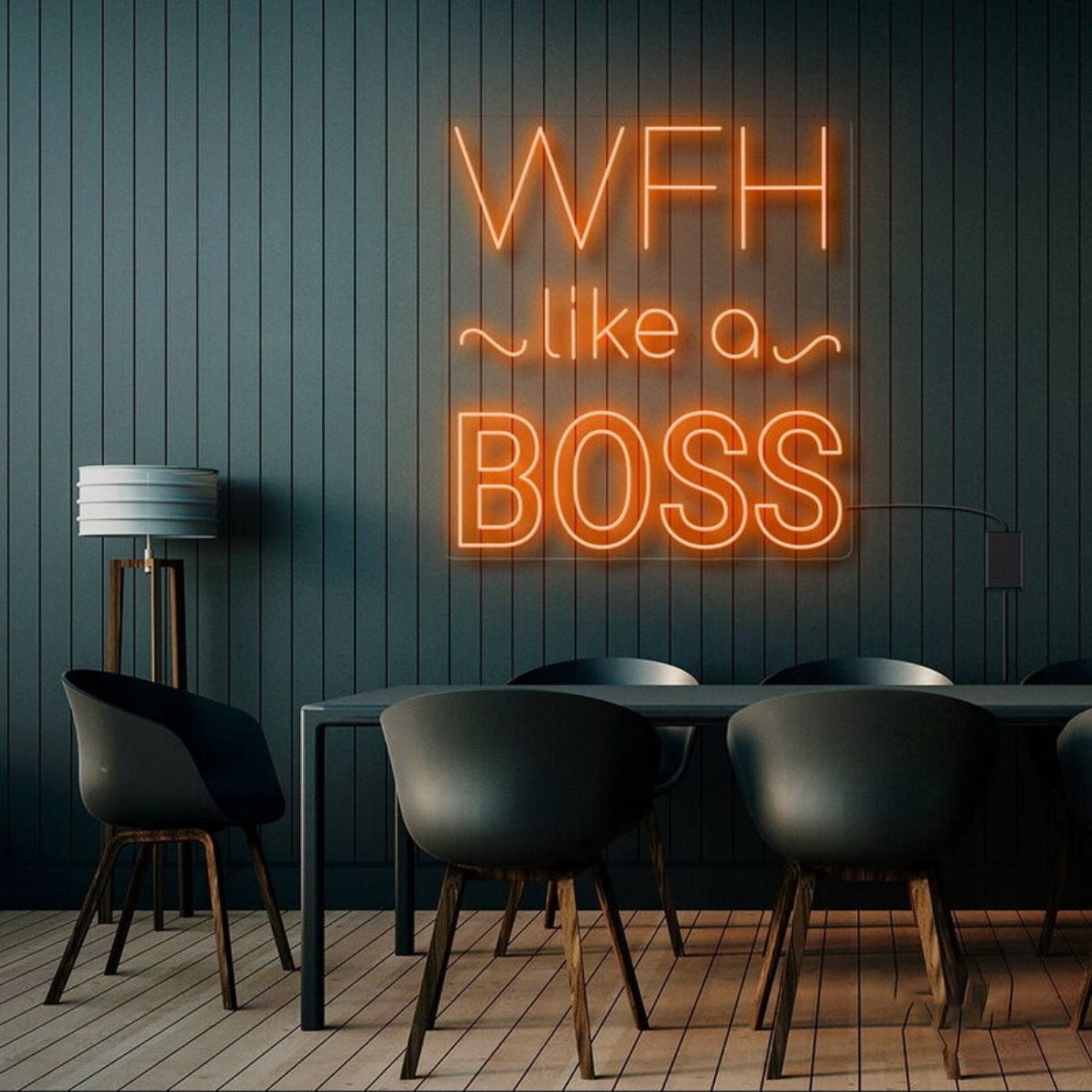 Wfh Like A Boss Led Neon Sign | Shineneon