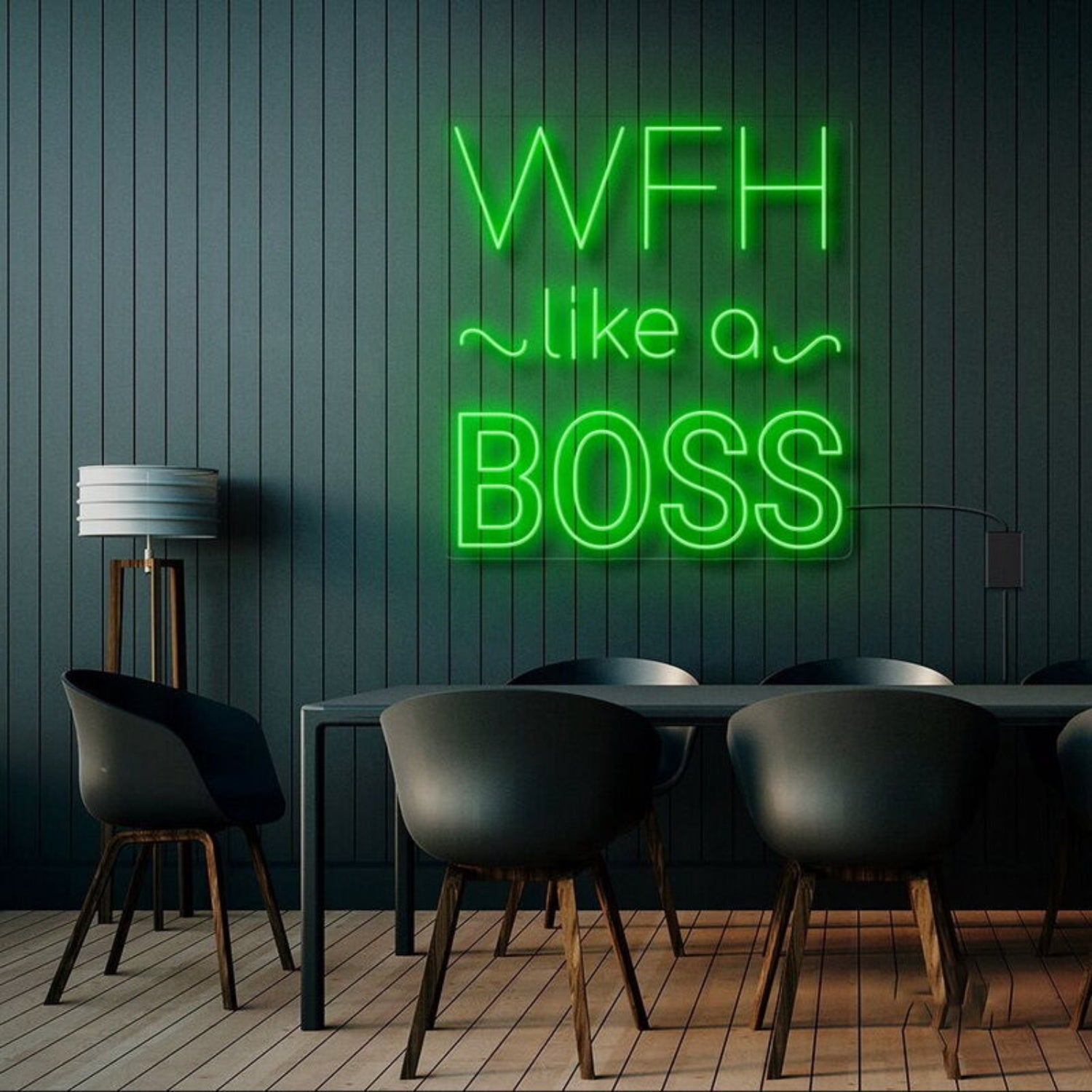 Wfh Like A Boss Led Neon Sign | Shineneon