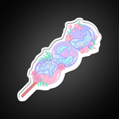 Whale Dango Snack Food Led Neon Sign Rgb Color - Shineneon