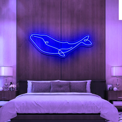 Whale Led Neon Sign