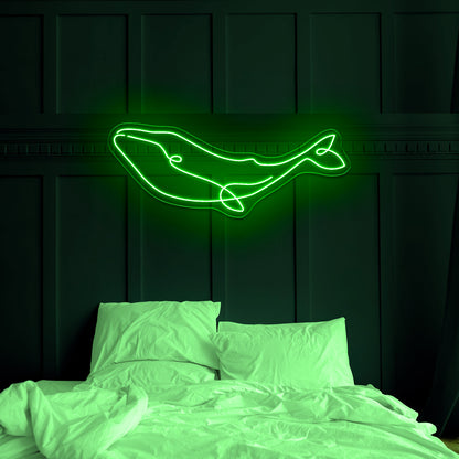 Whale Led Neon Sign