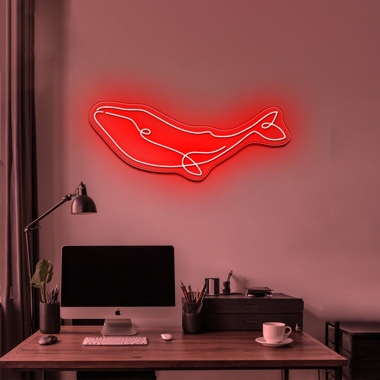 Whale Led Neon Sign