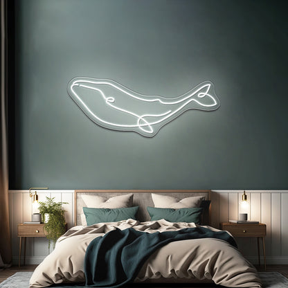 Whale Led Neon Sign