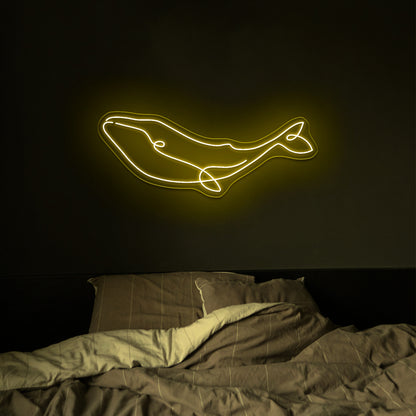 Whale Led Neon Sign