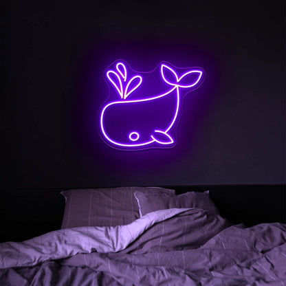 Whale Pal Cte Neon Signs For Wall Decor - Shineneon