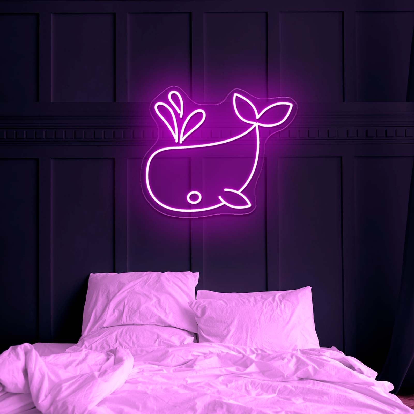 Whale Pal Cte Neon Signs For Wall Decor - Shineneon