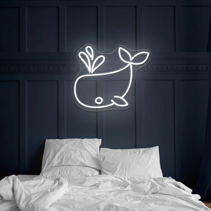 Whale Pal Cte Neon Signs For Wall Decor - Shineneon