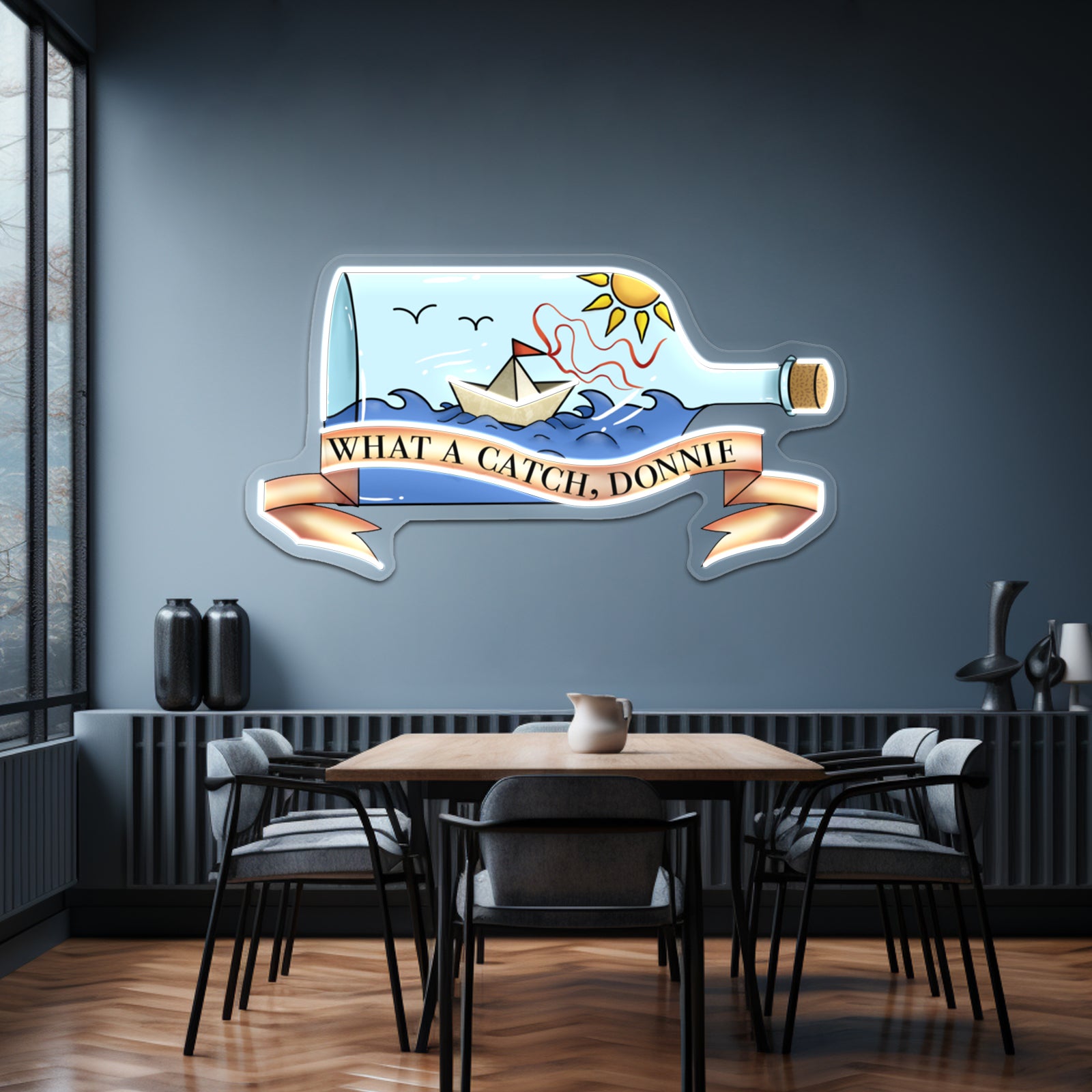 What A Catch Donnie Artwork Neon Signs Custom | Shineneon