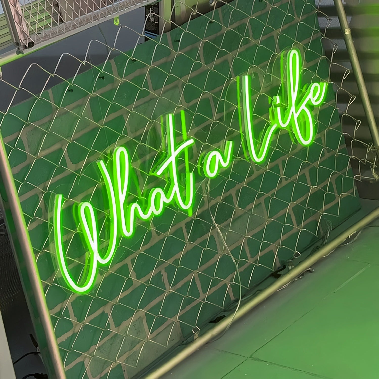 What A Life Capture The Moment In Neon Glow | Shineneon