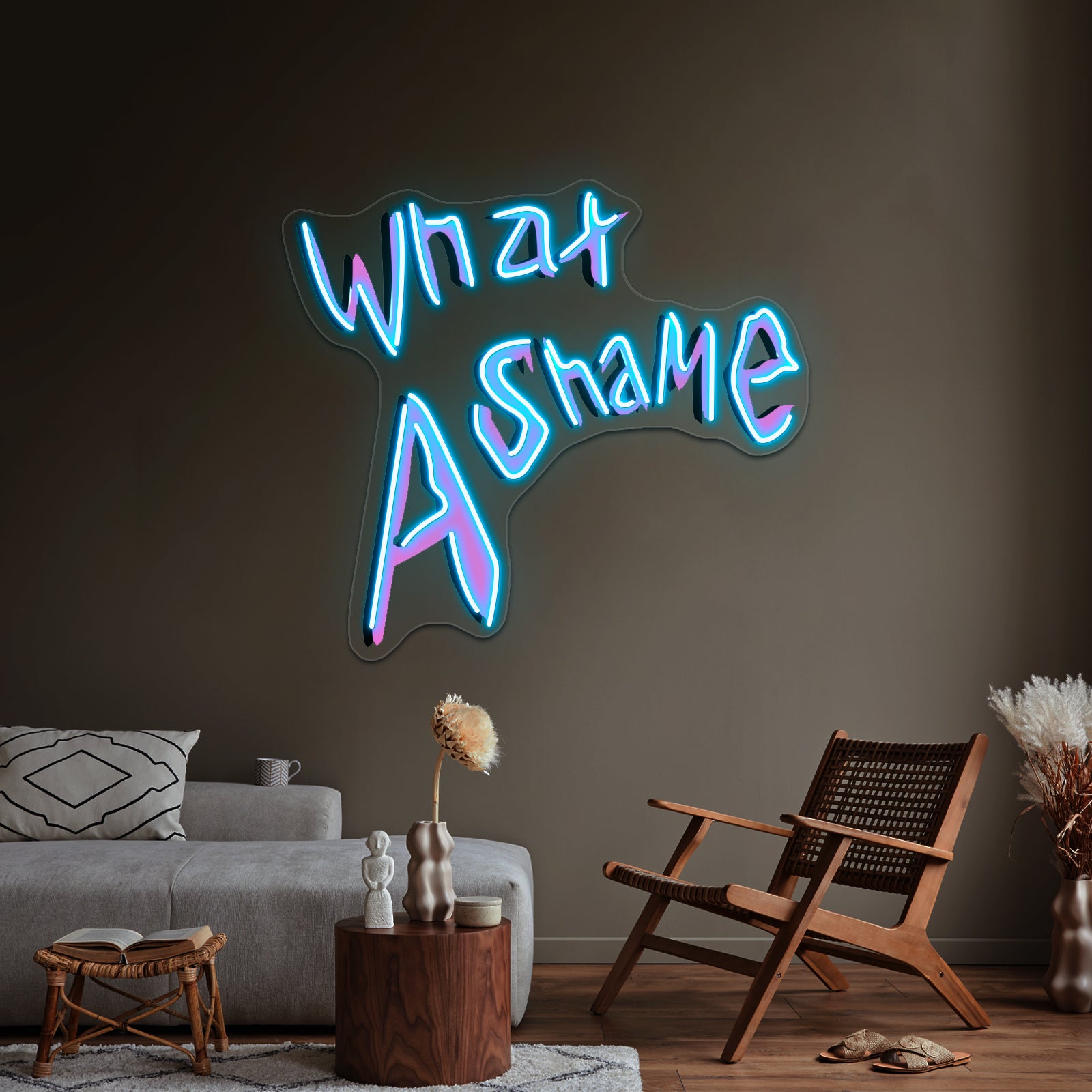 What A Shame Artwork Neon Signs Custom | Shineneon