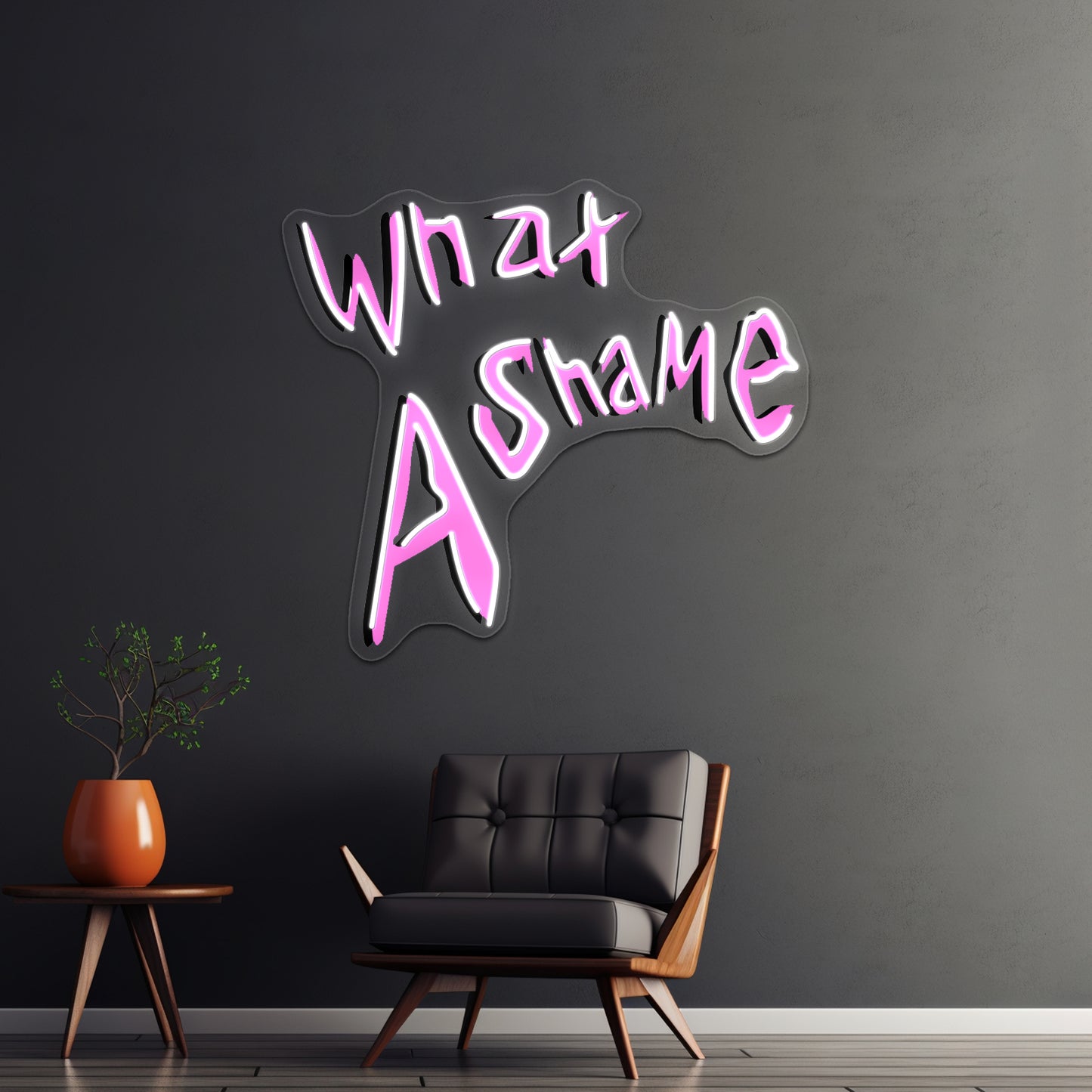 What A Shame Artwork Neon Signs Custom