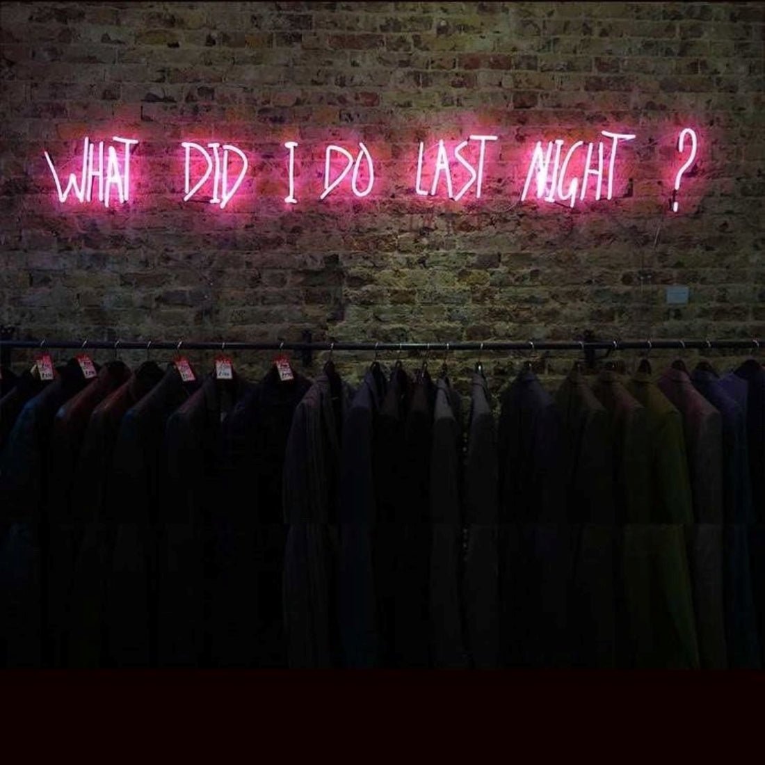 What Did I Do Last Night Led Sign Business Neon Sign - Shineneon