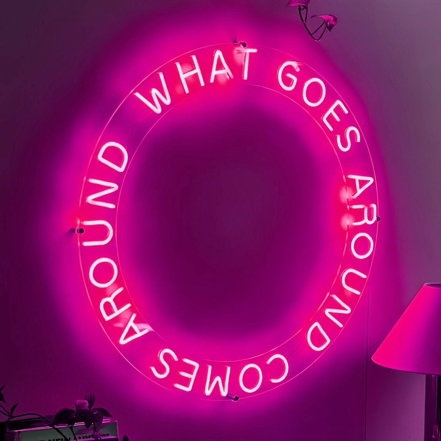 What Goes Around Comes Around Led Neon Sign Embrace The Cycle With Neon | Shineneon