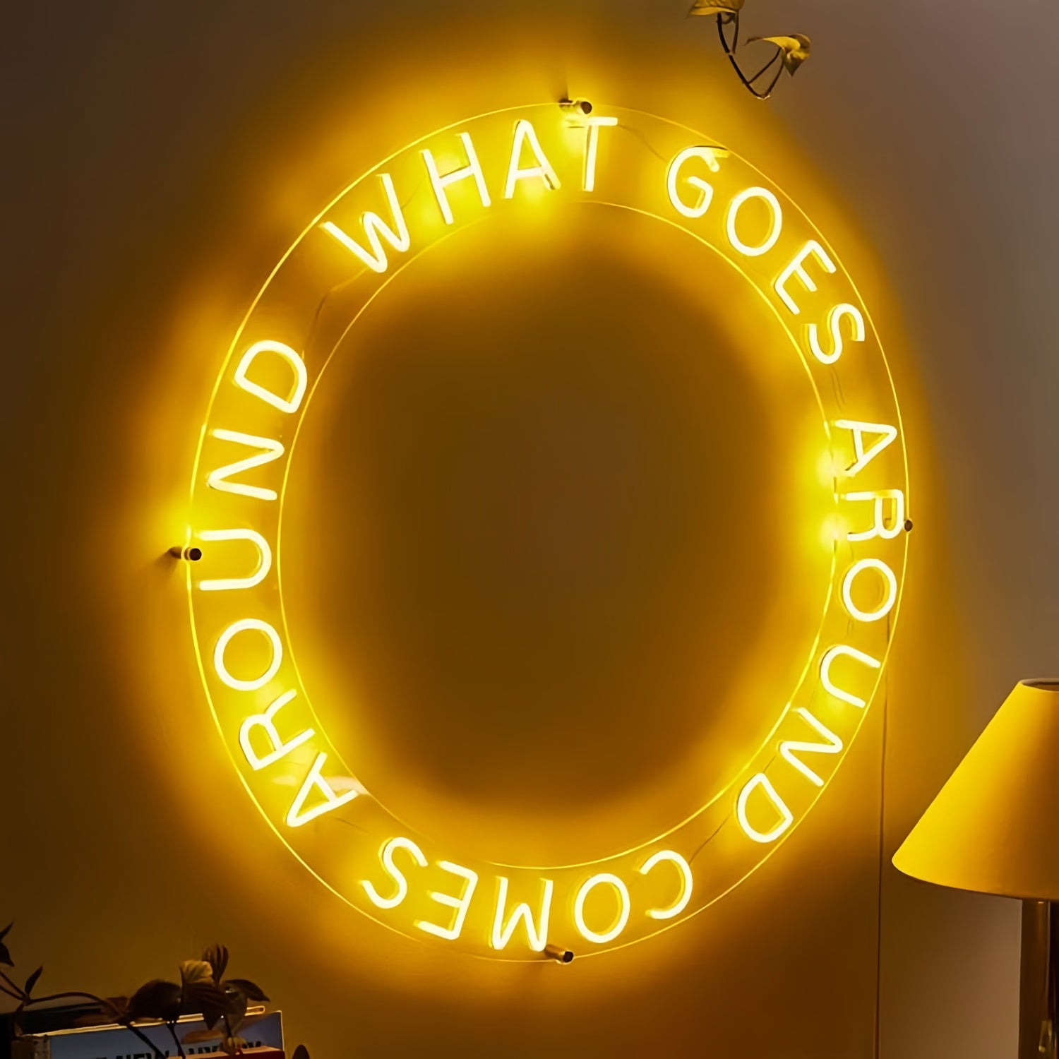 What Goes Around Comes Around Led Neon Sign Embrace The Cycle With Neon | Shineneon