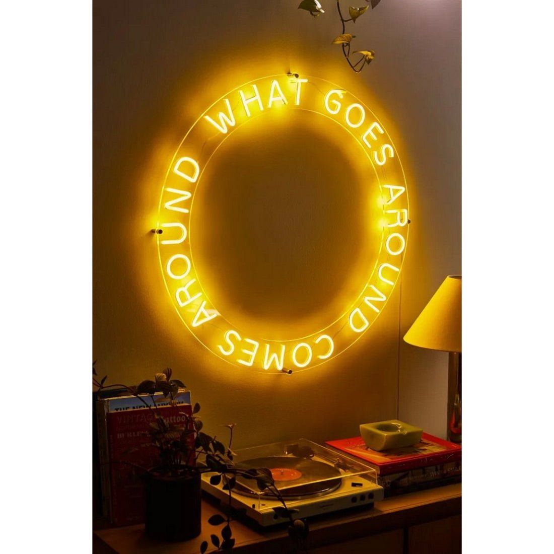 What Goes Around Comes Around Led Sign Business Neon Signs - Shineneon