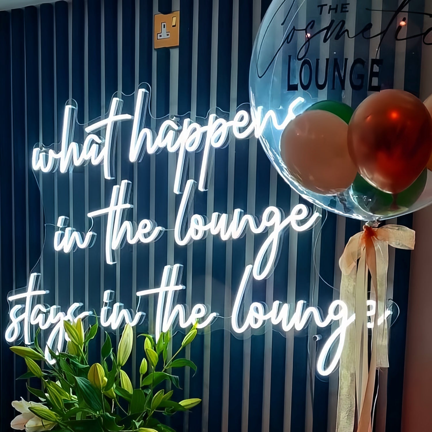What Happens In The Lounge Stays In The Lounge Led Neon Sign | Shineneon