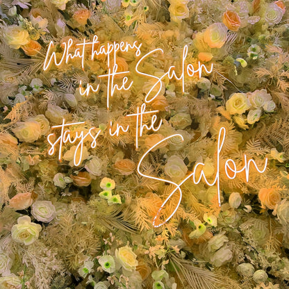 What Happens In The Salon Stays In The Salon Led Neon Sign | Shineneon