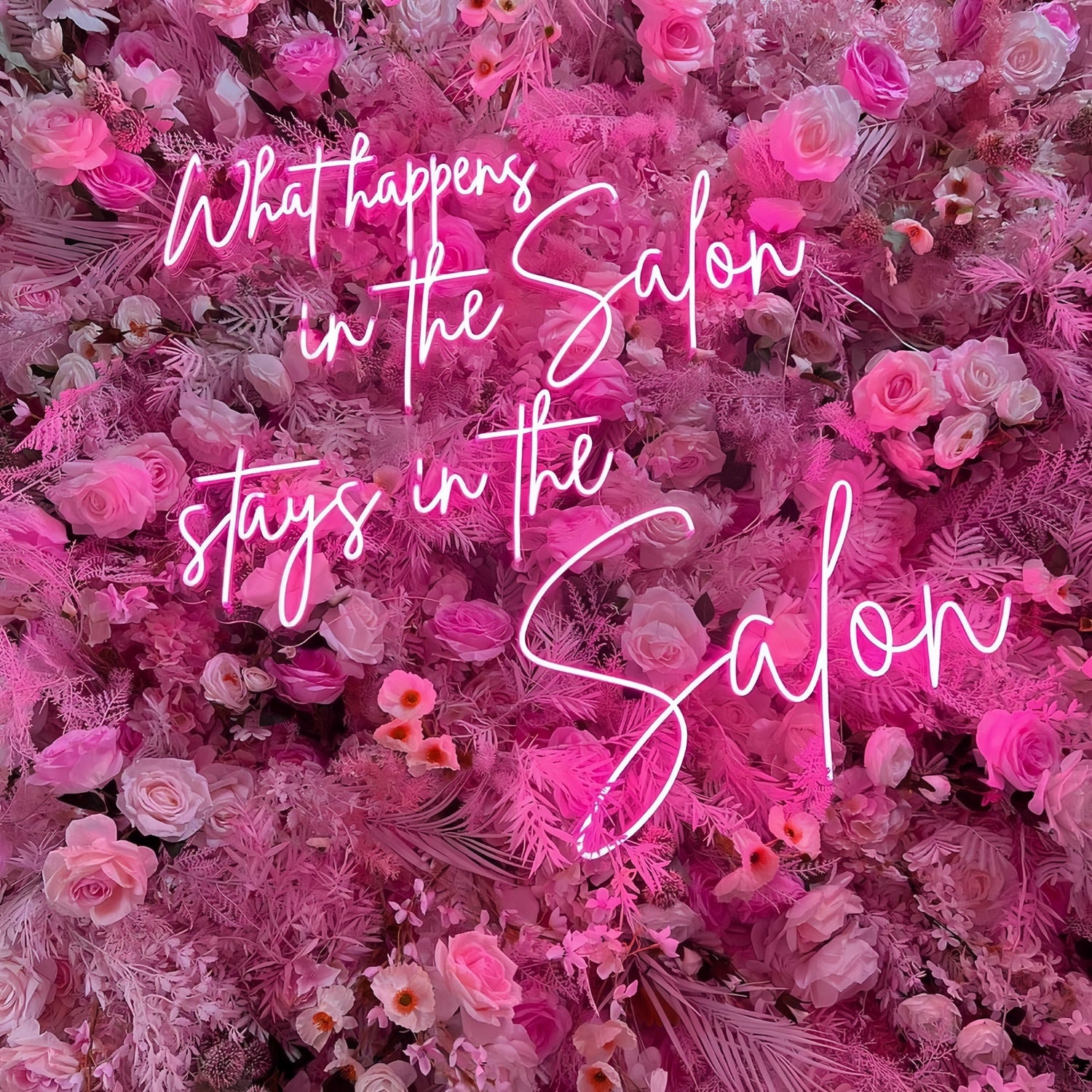 What Happens In The Salon Stays In The Salon Led Neon Sign | Shineneon