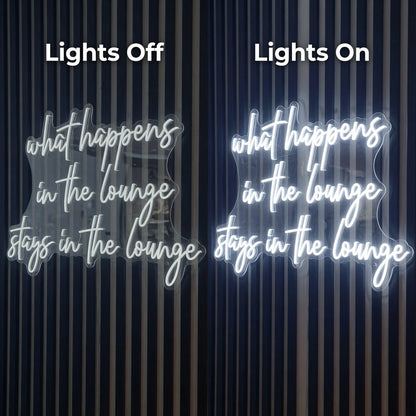 What Happens Wall Art LED Neon Sign - 06 Day Night Comparison