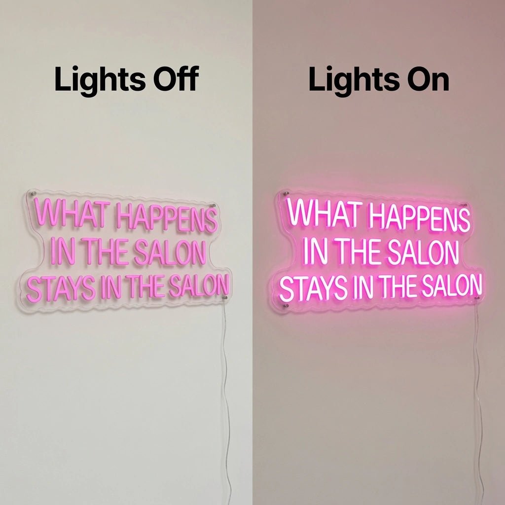 What Happens Wall Decor LED Neon Sign - Shineneon