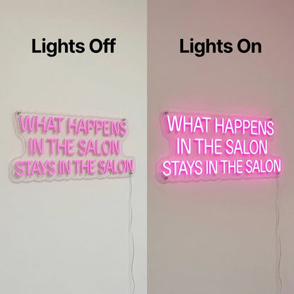 What Happens Wall Decor LED Neon Sign - Shineneon